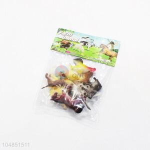 High sales plastic farm animals 12pcs