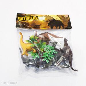 Wholesale low price plastic dinosaur model toy 6pcs