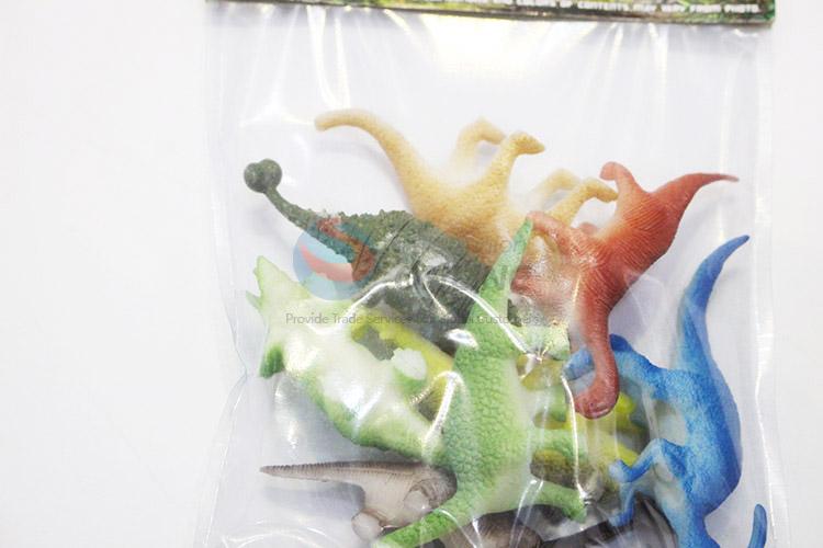 Customized wholesale plastic dinosaur model toy 8pcs