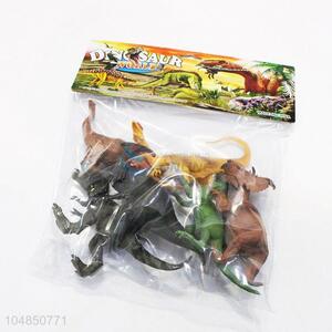 Top quality cheap plastic dinosaur model toy 6pcs