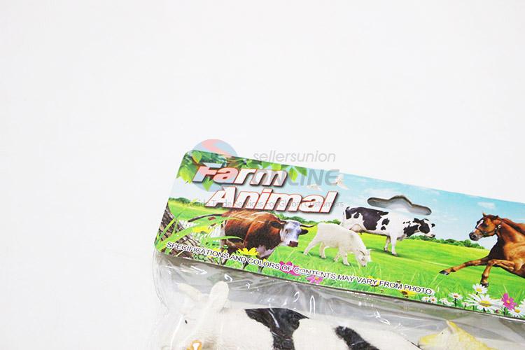 Low price plastic farm animals 7pcs