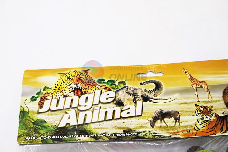 Direct factory plastic jungle animal toy 6pcs