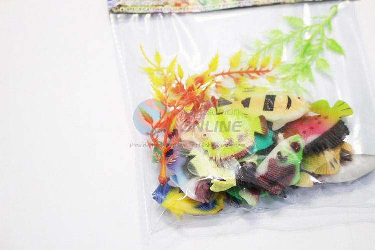 Best selling plastic tropical fish, toy 12pcs