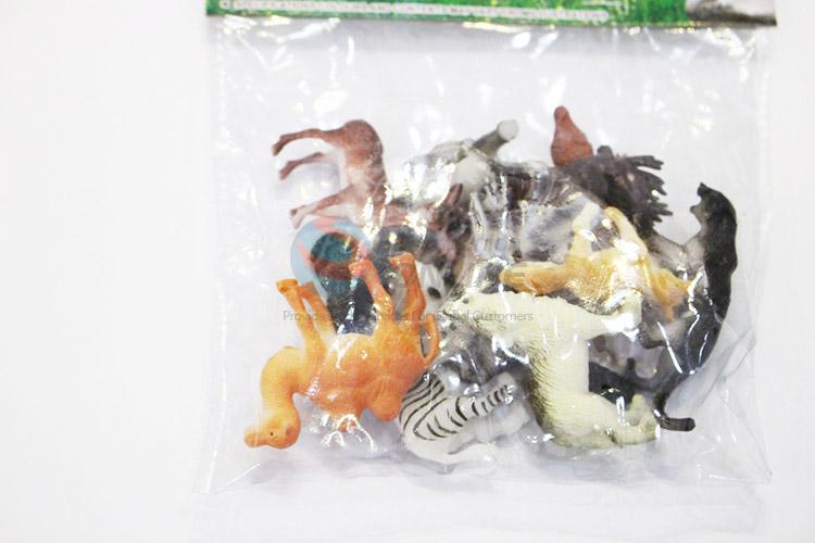 Made in China plastic jungle animal toy 12pcs