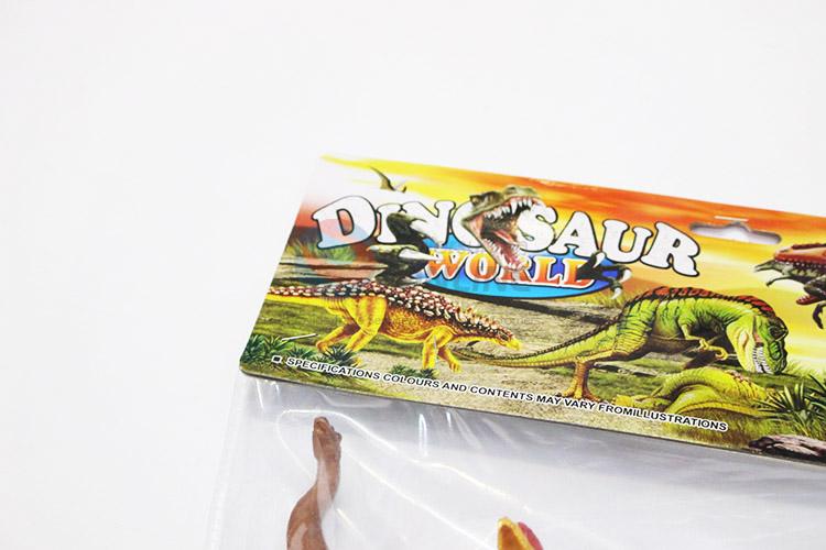 Top quality cheap plastic dinosaur model toy 6pcs