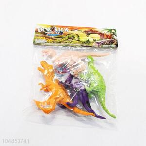 China wholesale plastic dinosaur model toy 4pcs