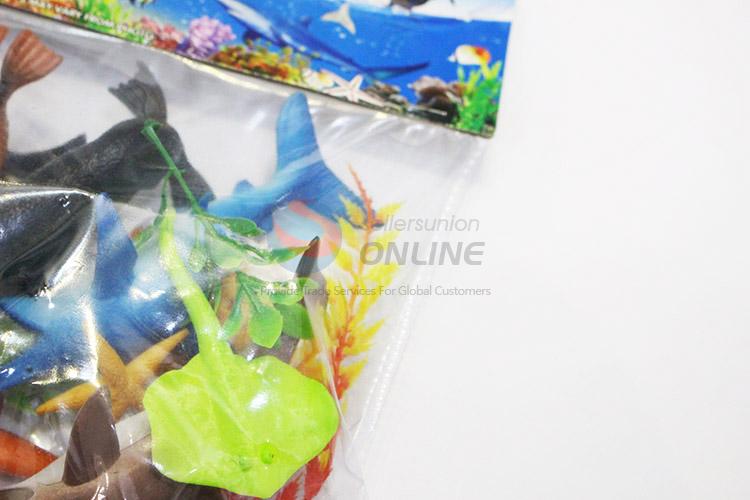 Factory directly sell plastic sea animals 4pcs