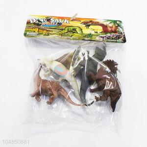 Utility premium quality plastic dinosaur model toy 4pcs