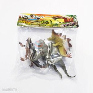 Promotional custom plastic dinosaur model toy 4pcs