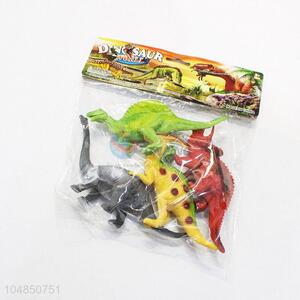 Fancy cheap plastic dinosaur model toy 4pcs