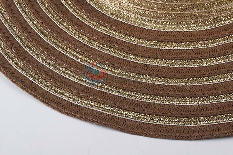 Wholesale Price Big Brim Straw Hat Beach Paper Straw Hat