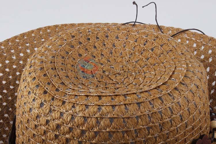 Factory Wholesale Summer Floppy Foldable Paper Straw Hat Womens