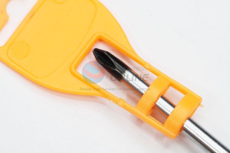 Factory Price Plastic Handle Steel Cross Screwdriver with Protective Cover