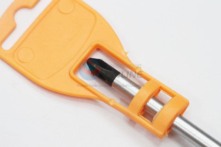 Red Color Screwdriver Plastic Handle Magnetic Steel Cross Screwdriver