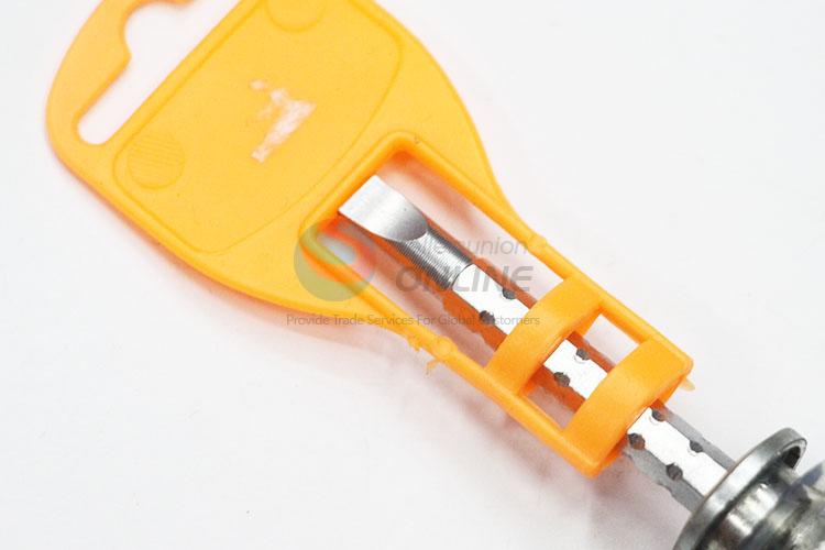 Plastic Handle Triple-purpose Screwdriver with Protective Cover Multi Function Repair Hand Tools