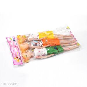 Best selling plastic 3pcs doll for girls