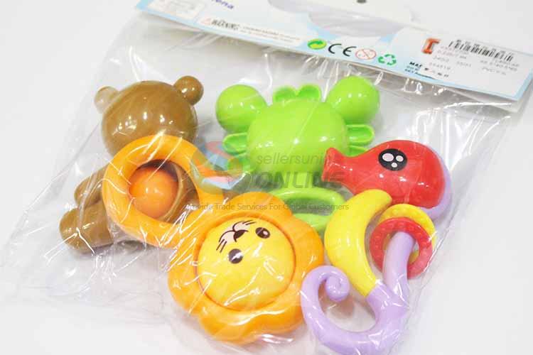 Modern Style Cartoon Infants Rattle Toy Pastic Baby Toy