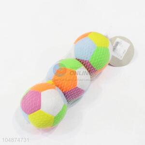 New Arrival Wholesale 3 Pieces/Set Colorful Colth Footballs for Kids