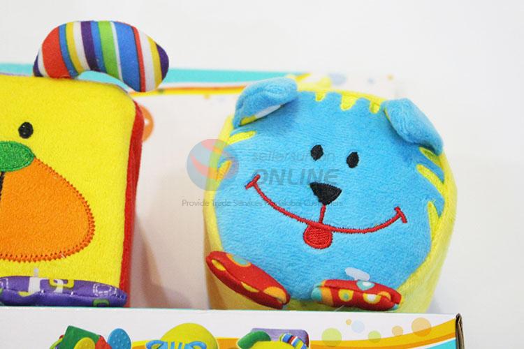 Top quality cheap cute animal block plush toy