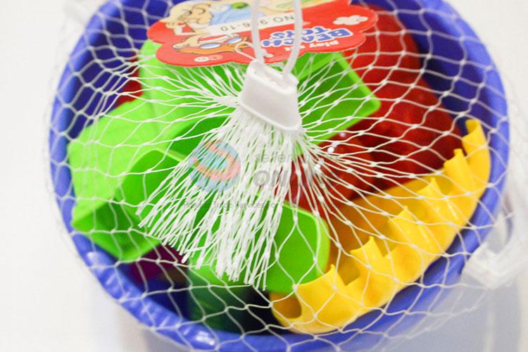 Wholesale Cheap 7pcs Beach Sand Barrel Set Outdoor Plastic Toys for Kids