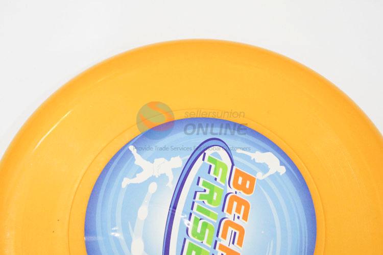 Factory Wholesale Yellow Color Plastic Flying Disc for Children