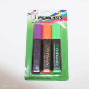 Top Sale 3pcs Highlighters Set