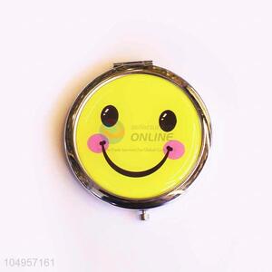 Cheap Promotional Emoji Portable Make-Up Double Sided Folding Handheld Mirrors