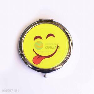 China Manufacturer Emoji Double-Side Mirror Makeup Pocket Mirror