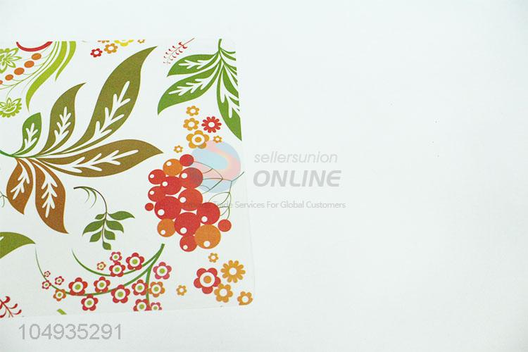 Flower printing pp placemat for sale