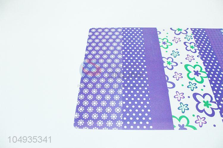 Most popular flower printing placemat