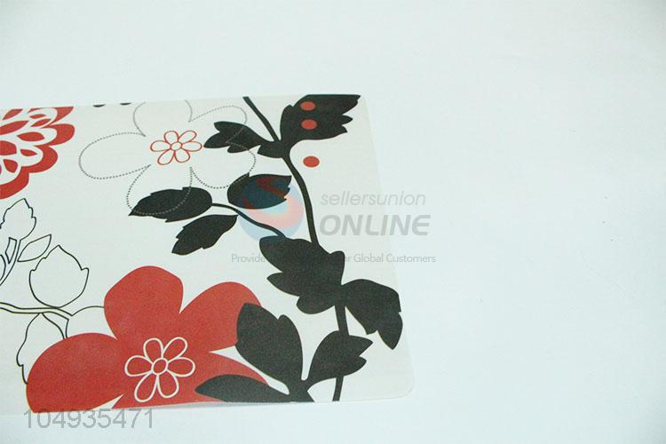 High quality flower printing pp placemat