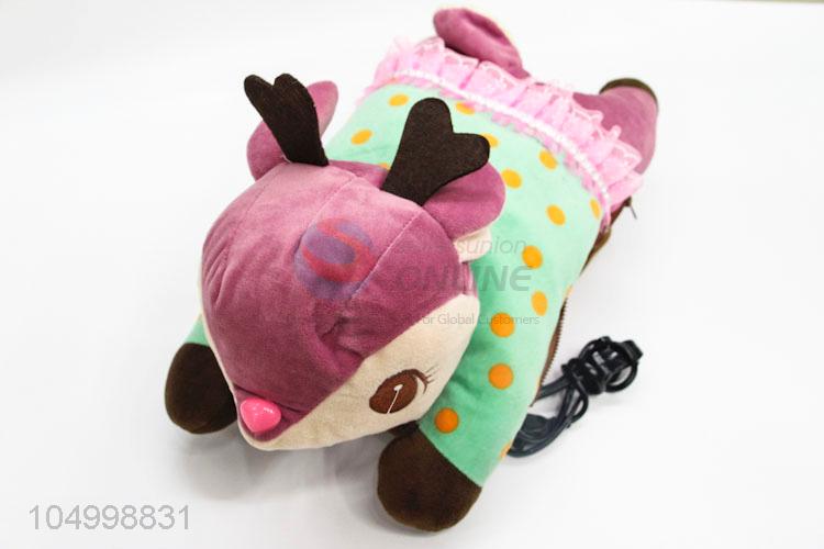 Factory Direct SuPPly Cute Cartoon Elk Hand Warmer 220V Hot Water Bag