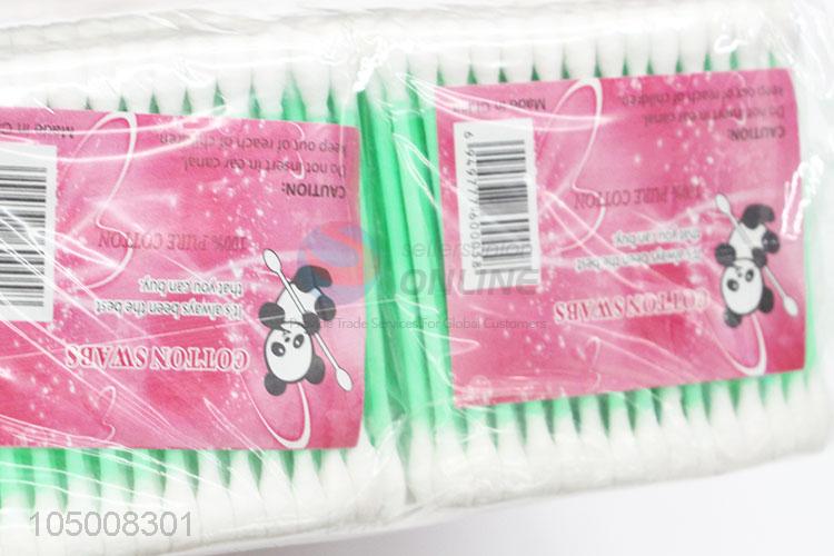 Wholesale Simple 24 Bags Plastic Handle Cotton Swabs