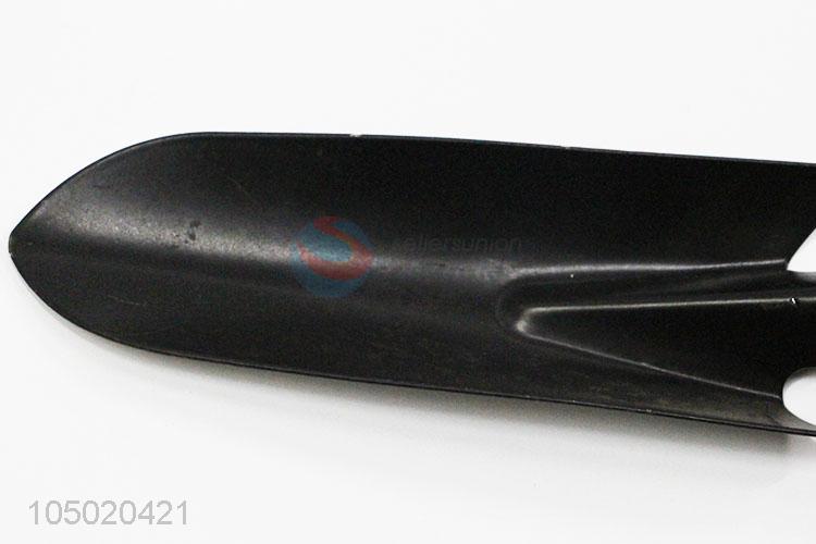 Wholesale Factory Supply Black Rubber Handle Stainless Steel Shovel