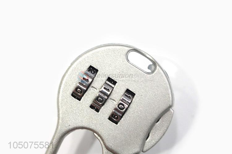 Factory promotional customized combination padlock with keys