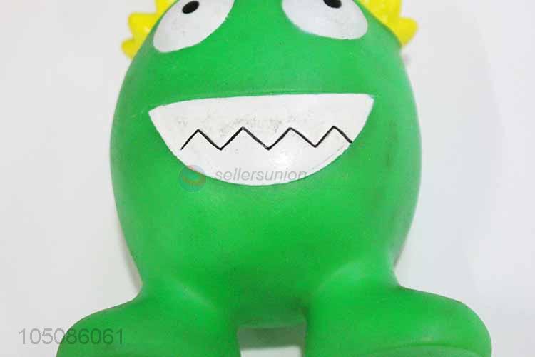 Manufacturer directly supply monster shape vinyl dog toy