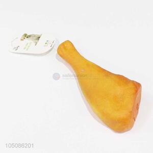 Made in China drumstick shape vinyl dog toy