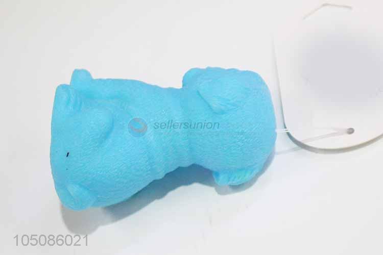 New products vinyl dog shape toy for pet