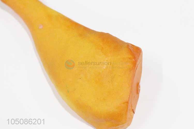 Made in China drumstick shape vinyl dog toy