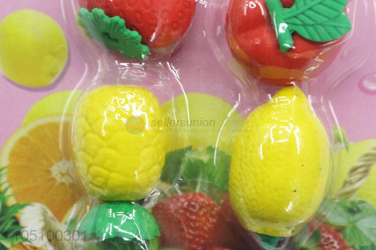 Creative Cute Fruit Model Students Eraser