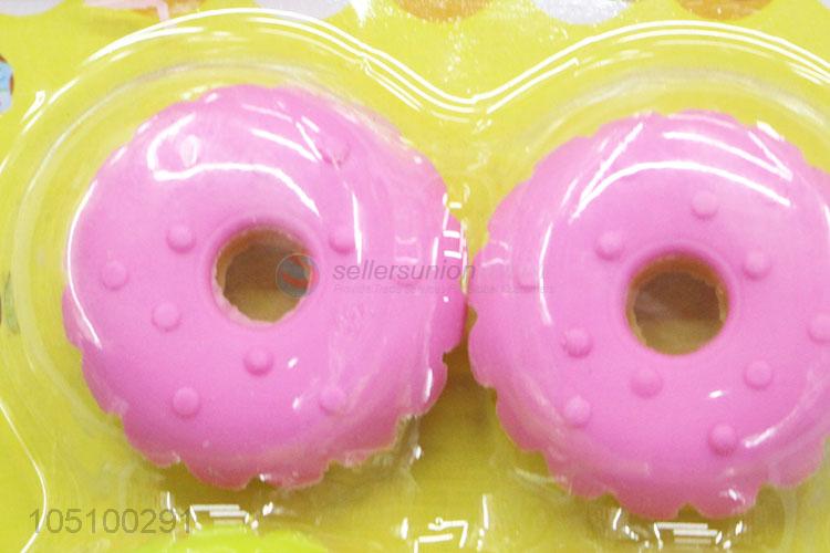 Kids Fancy Stationery 3D Doughnut Shaped Erasers