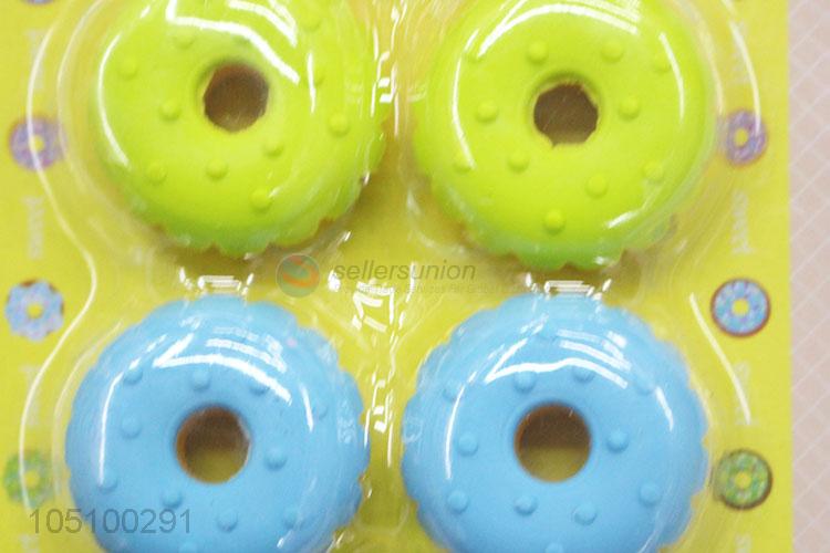 Kids Fancy Stationery 3D Doughnut Shaped Erasers