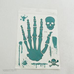 Wholesale low price scary bone fake tattoo temporary tattoo