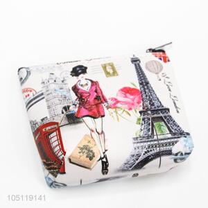 Mini Cartoon Girl  Printed PVC Coin Purse for Ladies