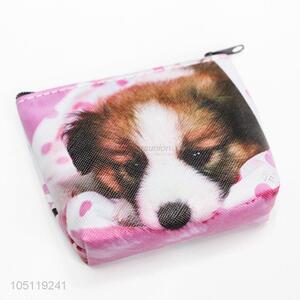 Low Price Cute Dog Printed Coin Purse