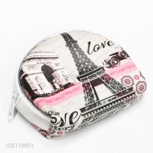 China Factory Custom Eiffel Tower Printed PVC Coin Purses