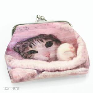 Wholesale Cheap Price Cute Baby Cat Design Coin Purse Mini Money Bag