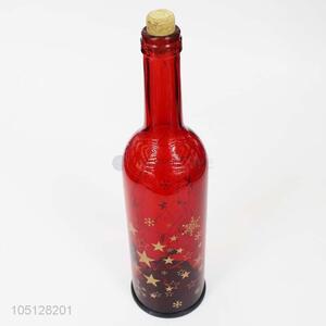 Nice Design Wine Bottle Shape Battery Light for Outdoor Garden