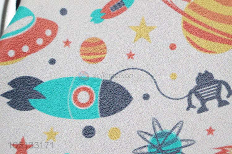 Cute Cartoon Deep Space Printed PU Leather Coin Purse Wallet Bag