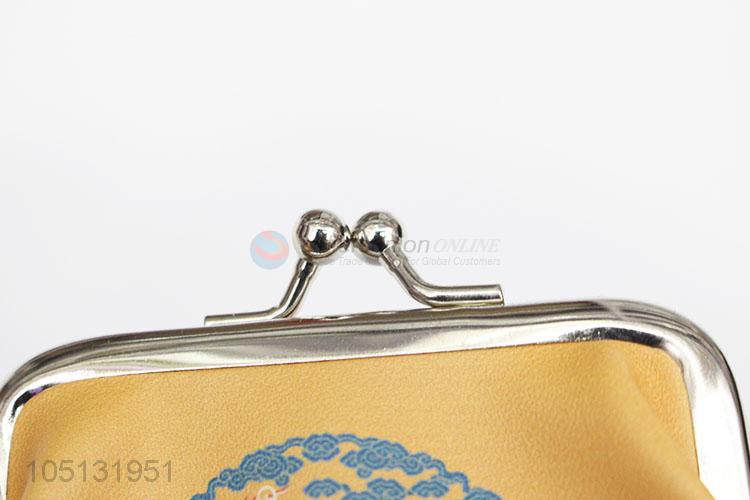 New Arrival Custom Chinese Dragon Printed PU Leather Coin Purses